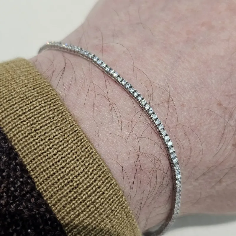 Bracciale Uomo Tennis ORO 750 (18KT) - 2508.BR83700:88M15