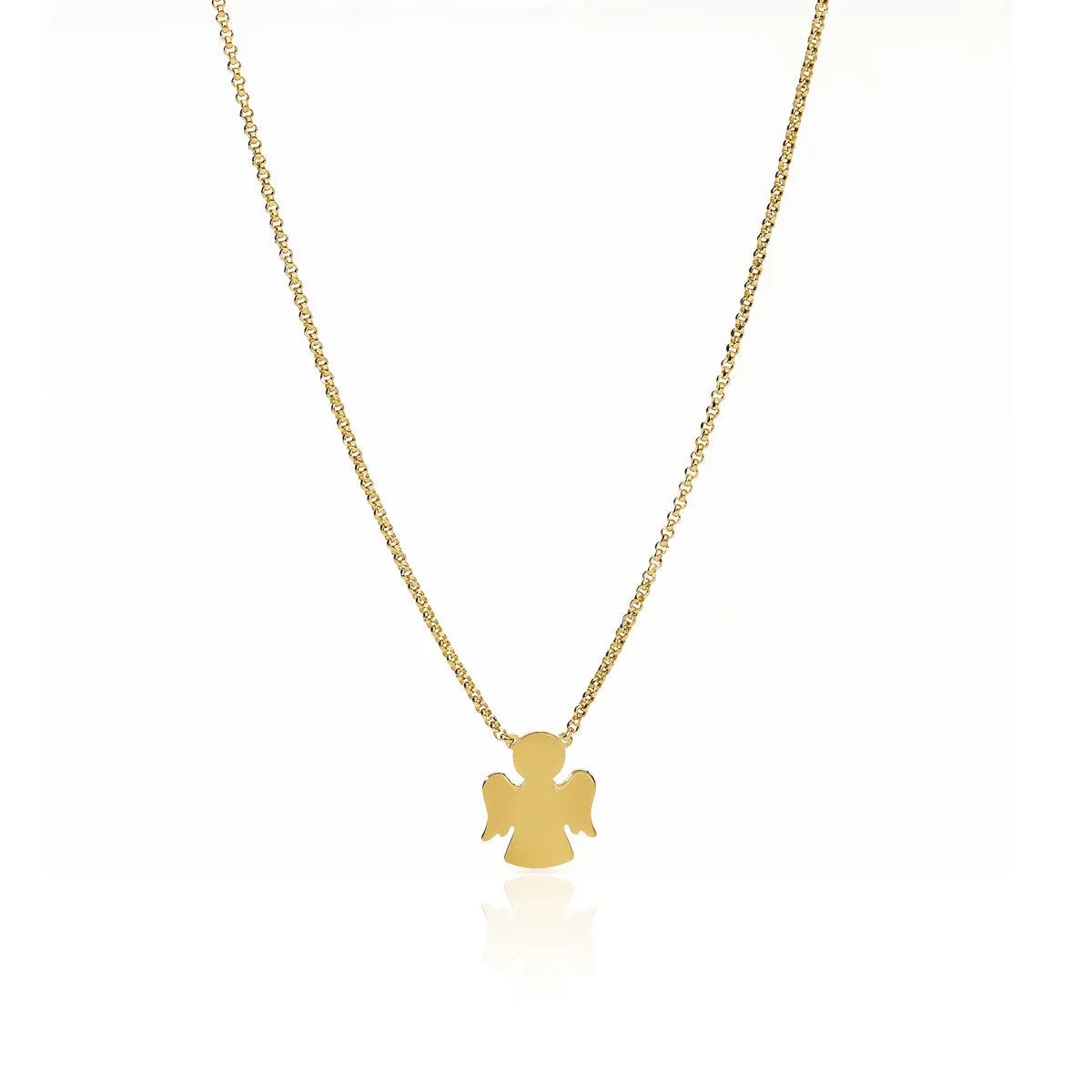 Collana Amen donna Angelo dorato CLAG3