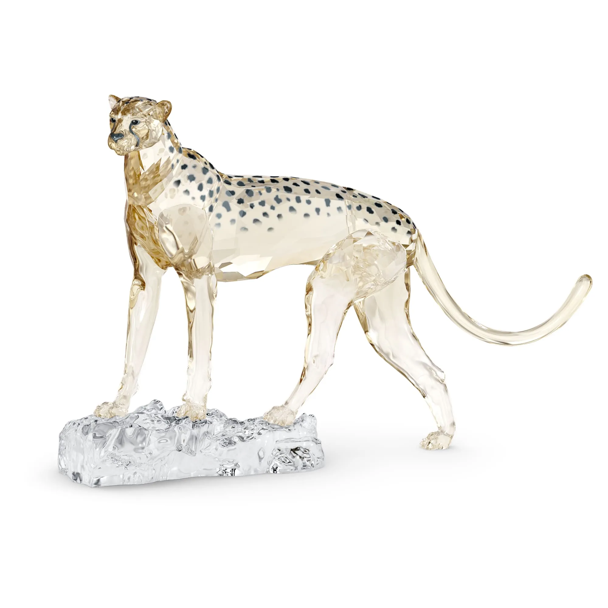 OGGETTISTICA DA COLLEZIONE SWAROVSKI ELEGANCE OF AFRICA SCS 2023 CHEETAH GHEPARDO MEHIRA - 5636241