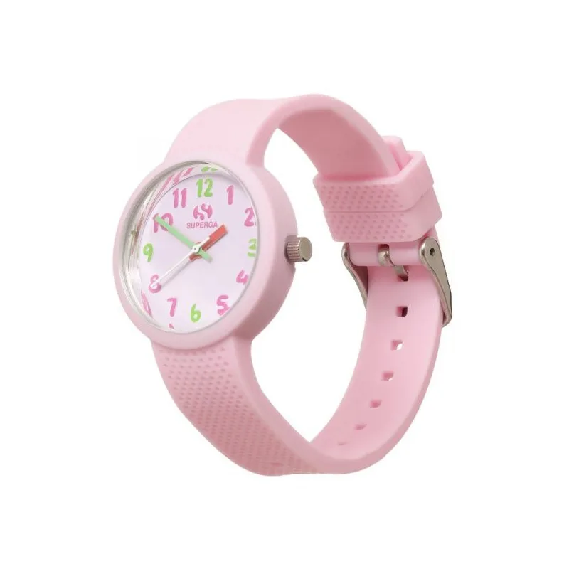 Orologio bimba SUPERGA in gomma Rosa STC184