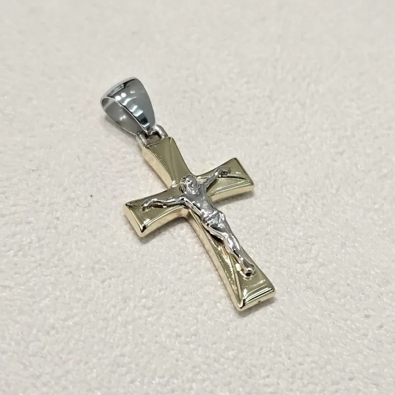 Pendente Croce ORO 750 (18KT) Uomo - 1899.CR50238:34M14