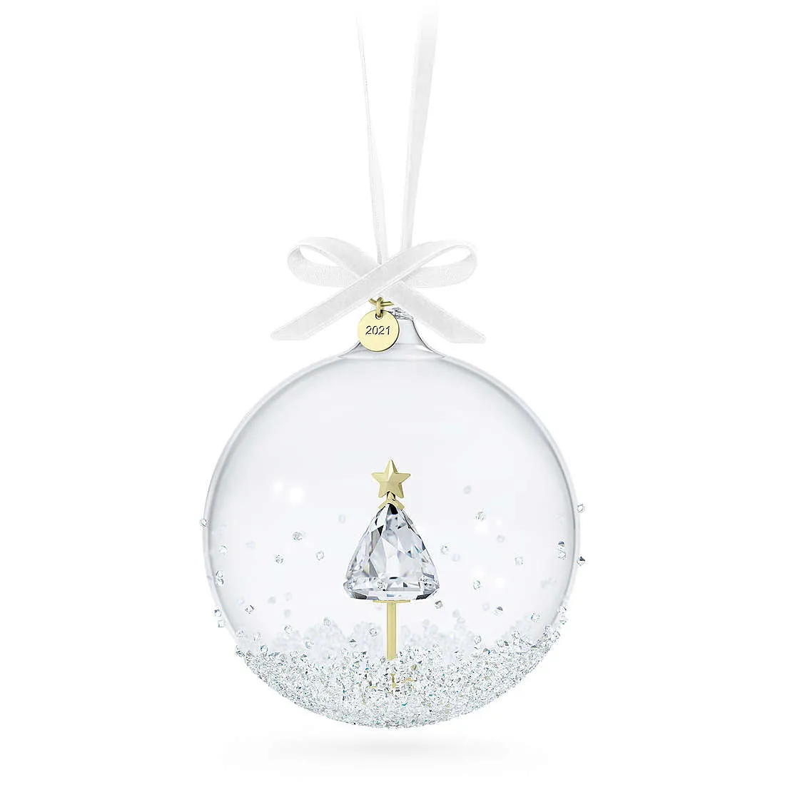 DECORAZIONI NATALIZIE SWAROVSKI ANNUAL EDITION BALL ORNAMENT PALLINA 2021 - 5596399