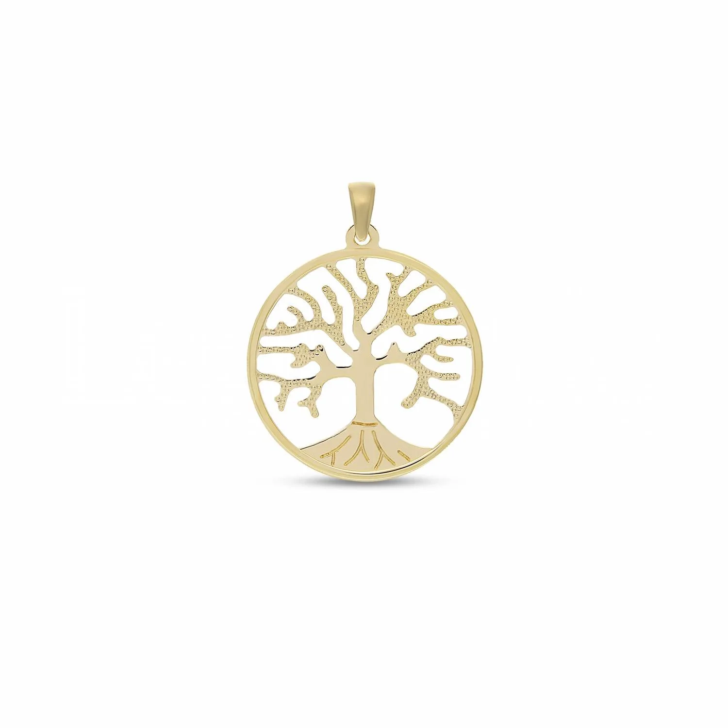 Ciondolo albero della vita in oro giallo 18 carati